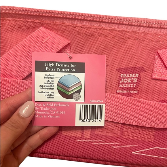 Pink & Lavender Trader Joe’s Insulated Cooler Lunch Bags (LIMITED EDITION) - Picture 6 of 13